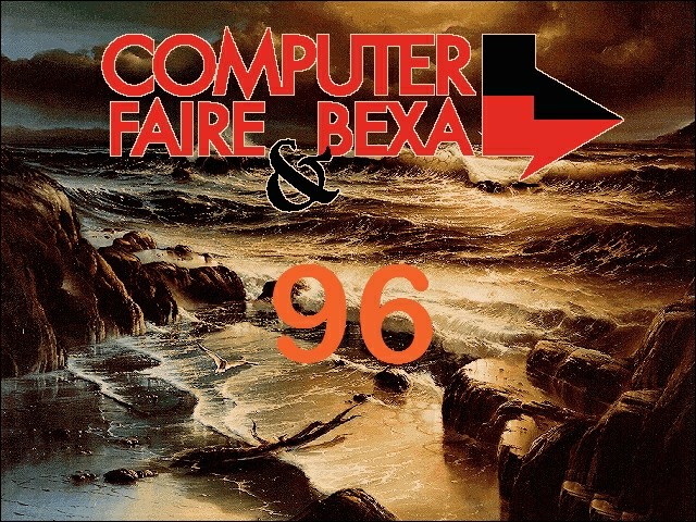 Computer Faire and Bexa '96 splash screen