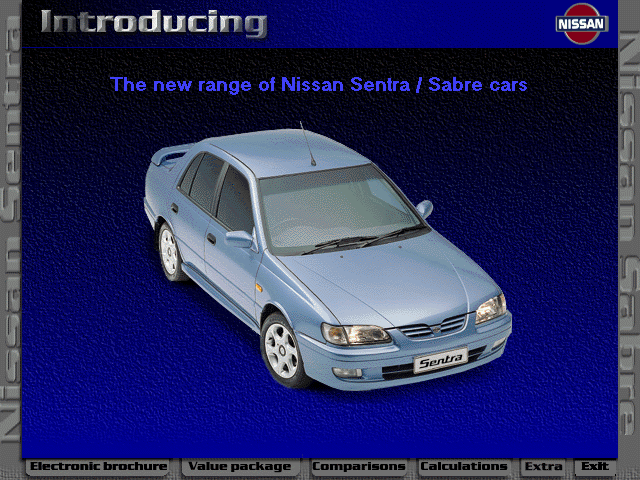 The new range of Nissan Sentra / Sabre cars