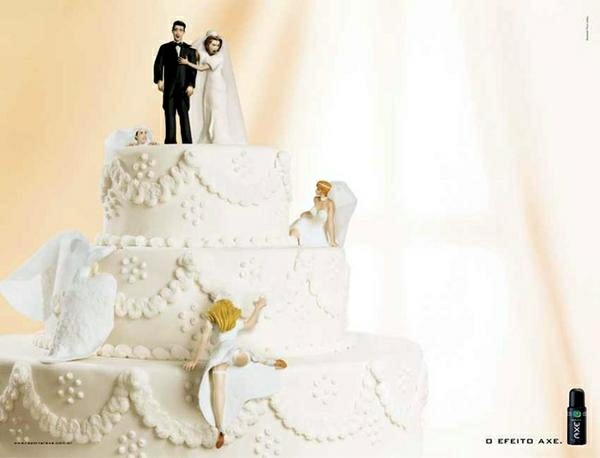 Have some wedding cake and eat your bride's, too!