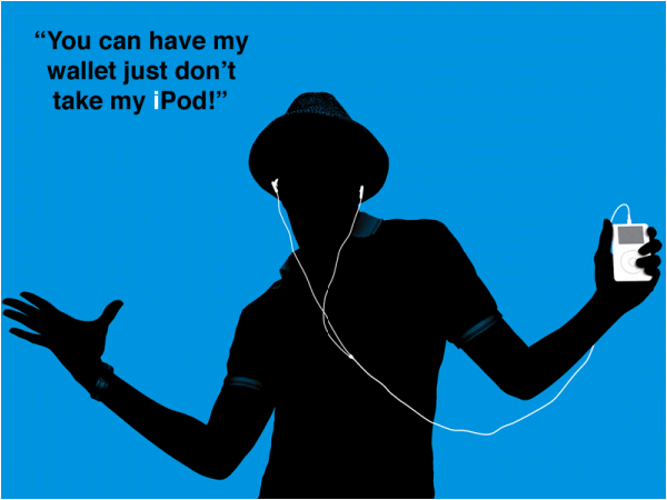 Leave my Nikes and and my iPod...