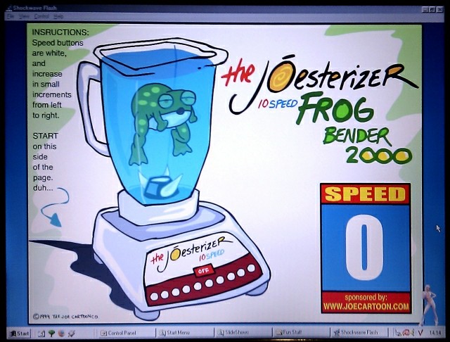 JoeCartoon's Frog BENDER 2000?